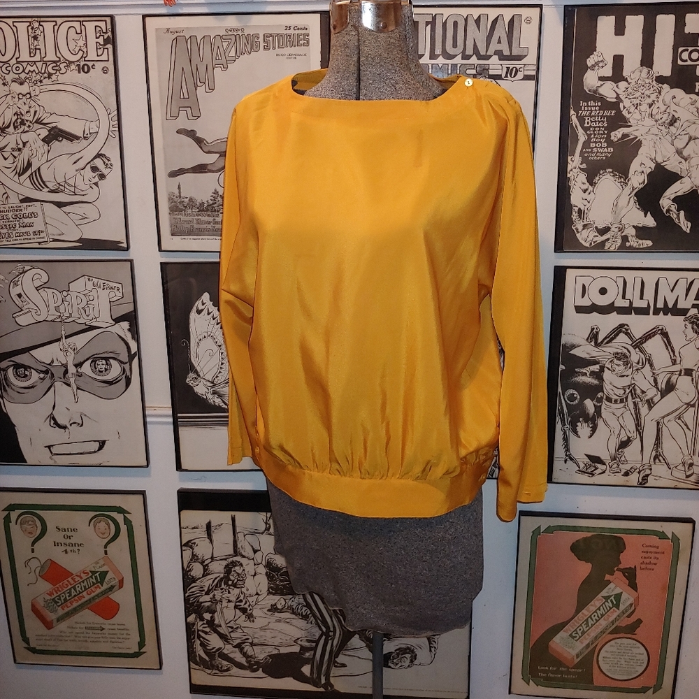 Liz Claiborne Yellow Blouse